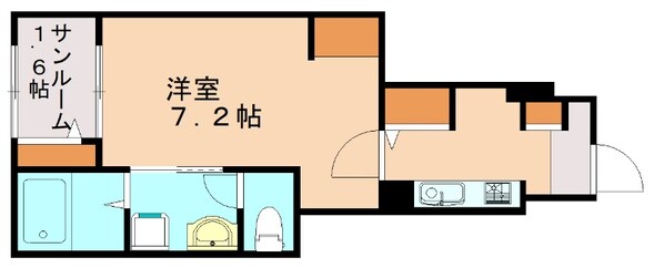 雑餉隈駅 徒歩11分 1階の物件間取画像